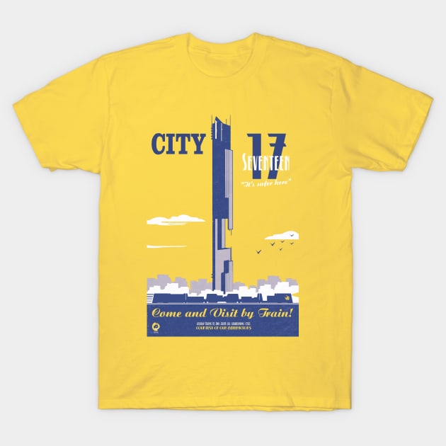 City 17 T-Shirt by cunningmunki